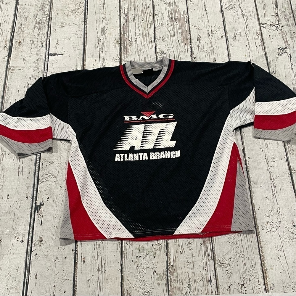 BMG Music ATL Atlanta Branch Club Sports Hockey Jersey Sweater Shirt